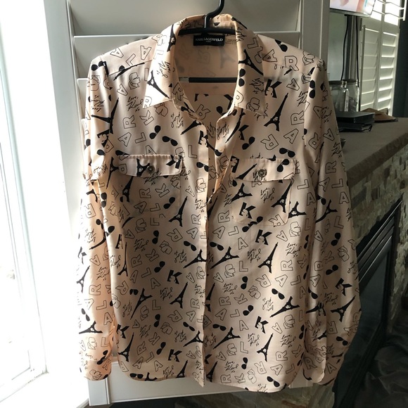 Karl Lagerfield Blouse - Picture 6 of 12